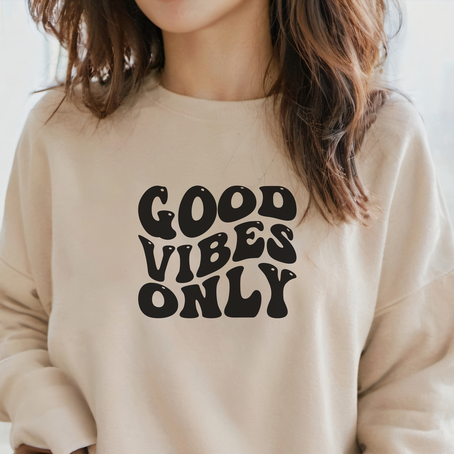 Good Vibes Only Crewneck Sweatshirt